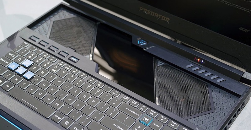 Gamer laptop billentyuzet
