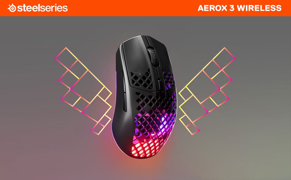 SteelSeries Aerox 3 Wireless Black SteelSeries Aerox 3 Wireless Black