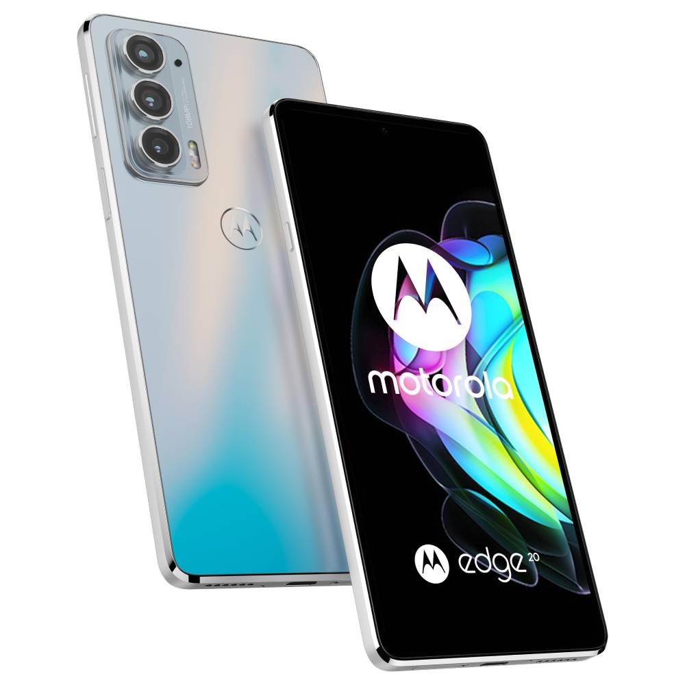 Bemutatjuk a Motorola Edge 20 128 GB mobiltelefont fehér színben